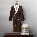 Custom Luxury Hotel Polyester Bathrobe Custom Luxury Bath Robe Hotel Polyester Bathrobe Manufactory